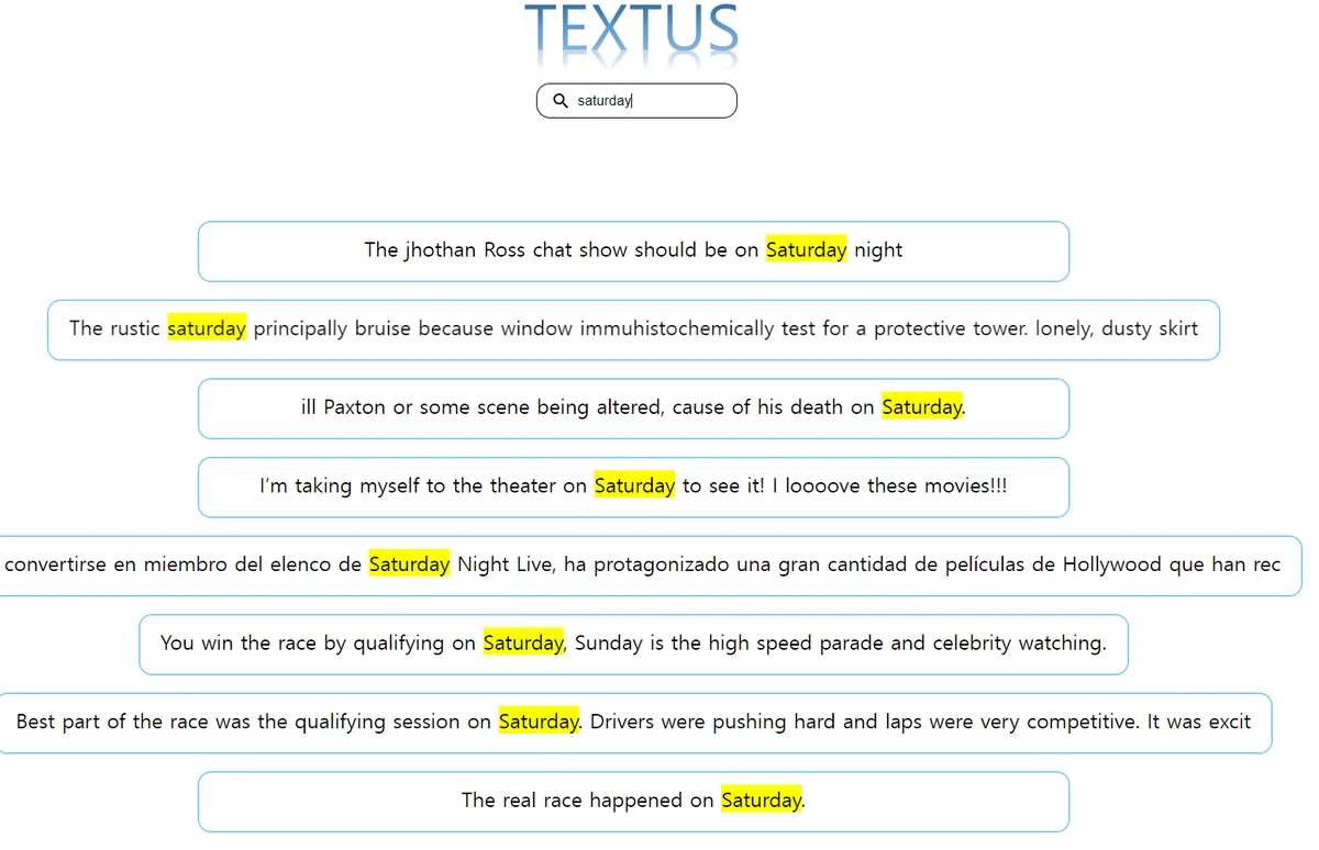 Textus 스크린샷 1