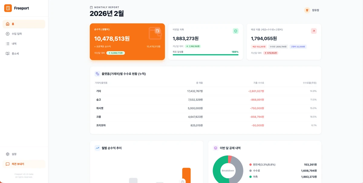 프리포트 스크린샷 2