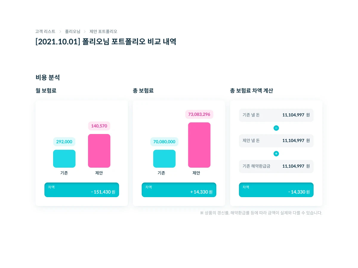 폴리오 스크린샷 2