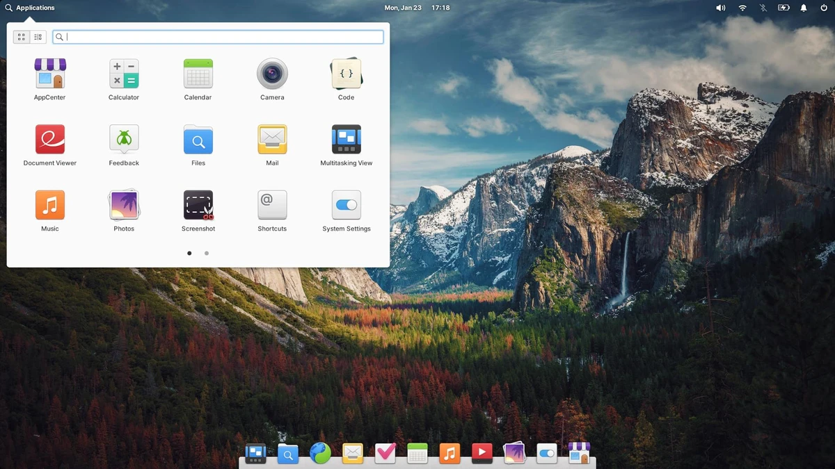 엘리멘터리 Elementary OS 스크린샷 1