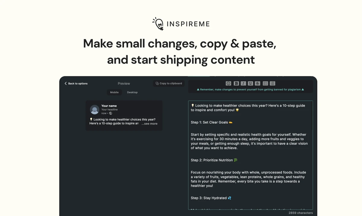 InspireMe 스크린샷 3
