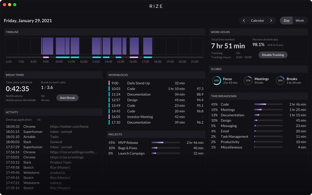 Rize 스크린샷 2