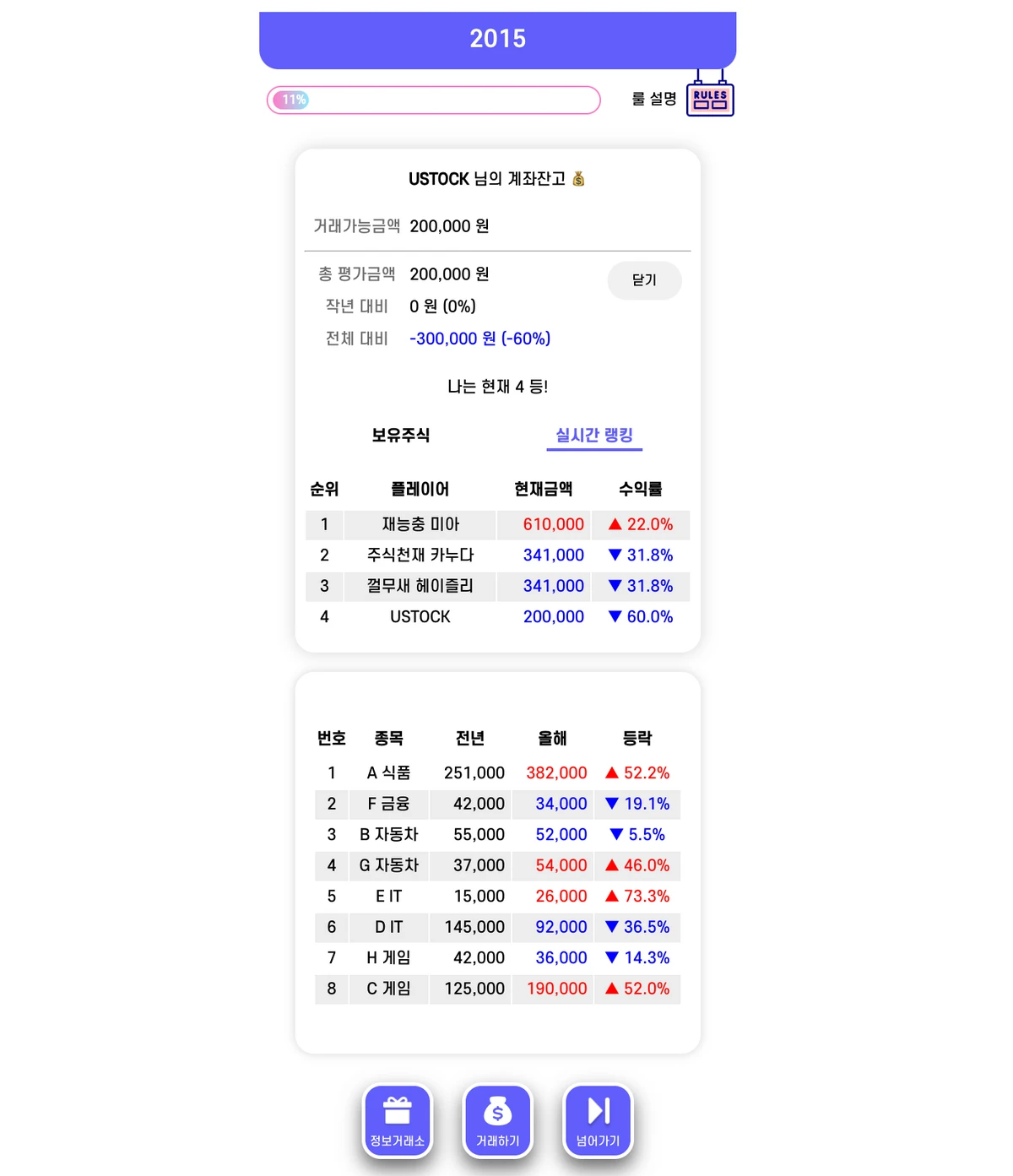 USTOCK 스크린샷 4