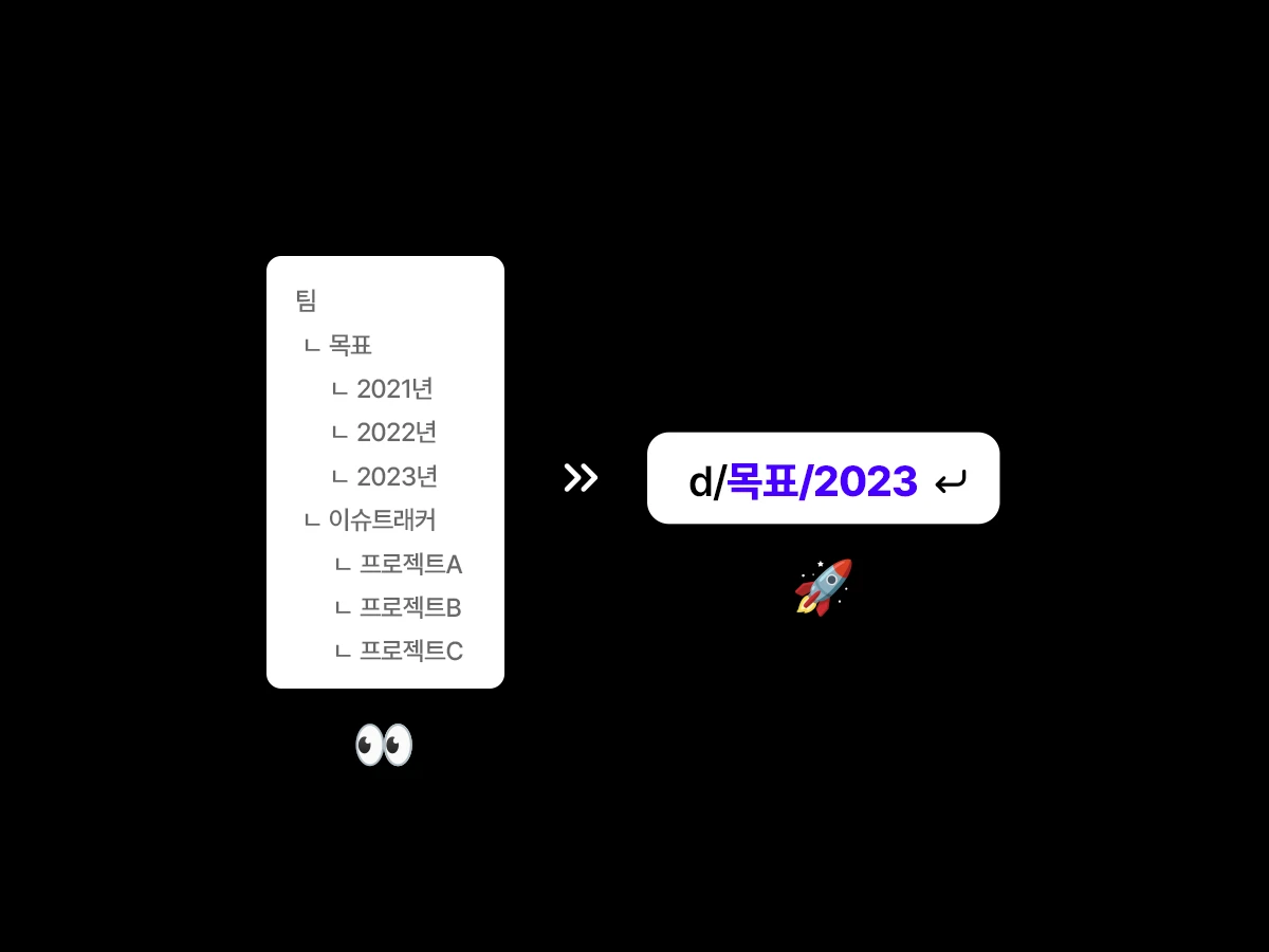 빠르고 기억하기 쉬운 링크 두슬래시 스크린샷 1