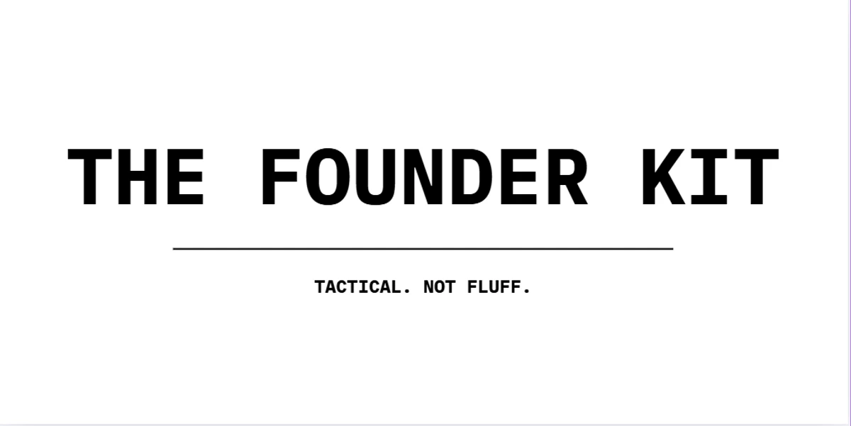 The Founder Kit 스크린샷 1