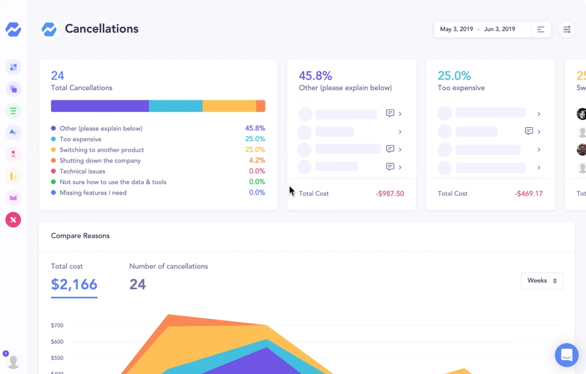Baremetrics 스크린샷 2