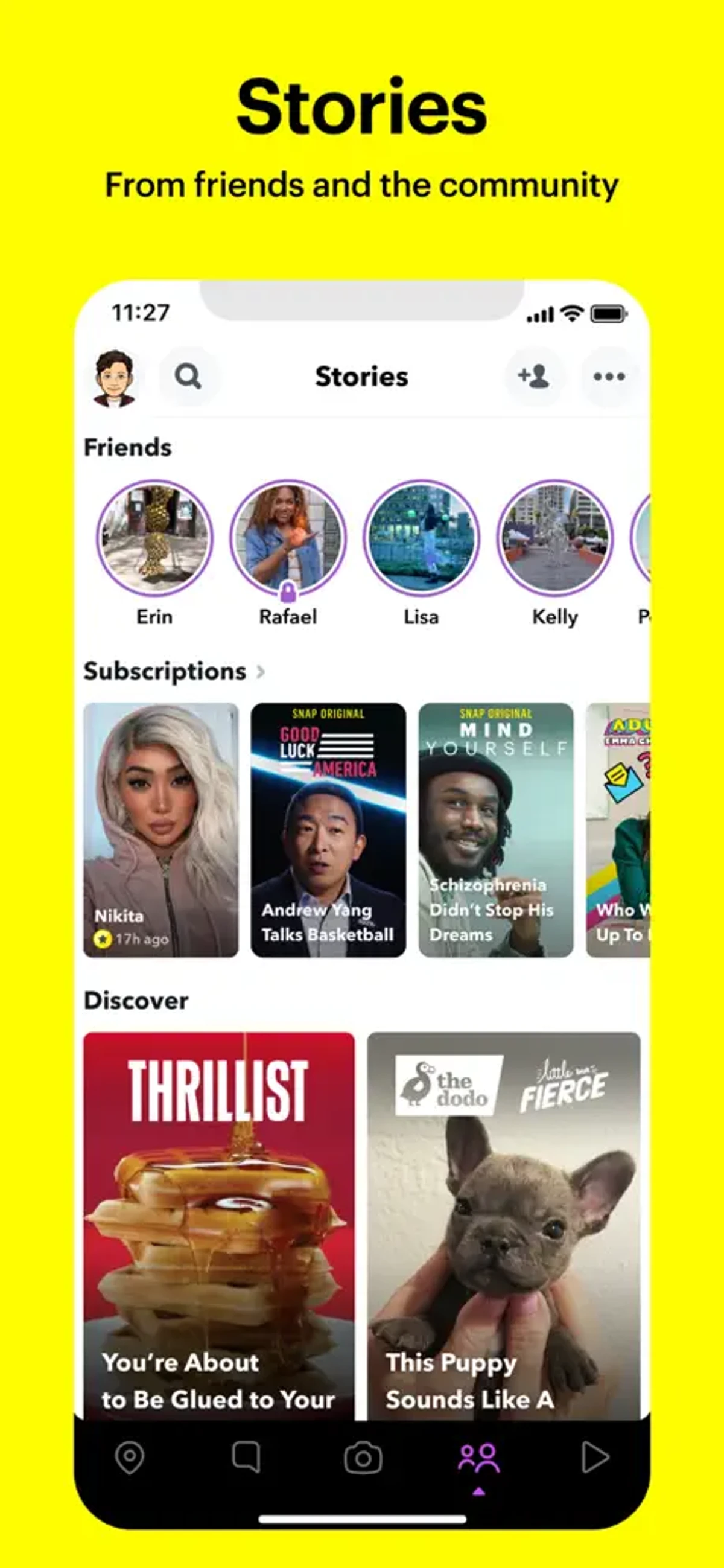 스냅챗 Snapchat 스크린샷 4