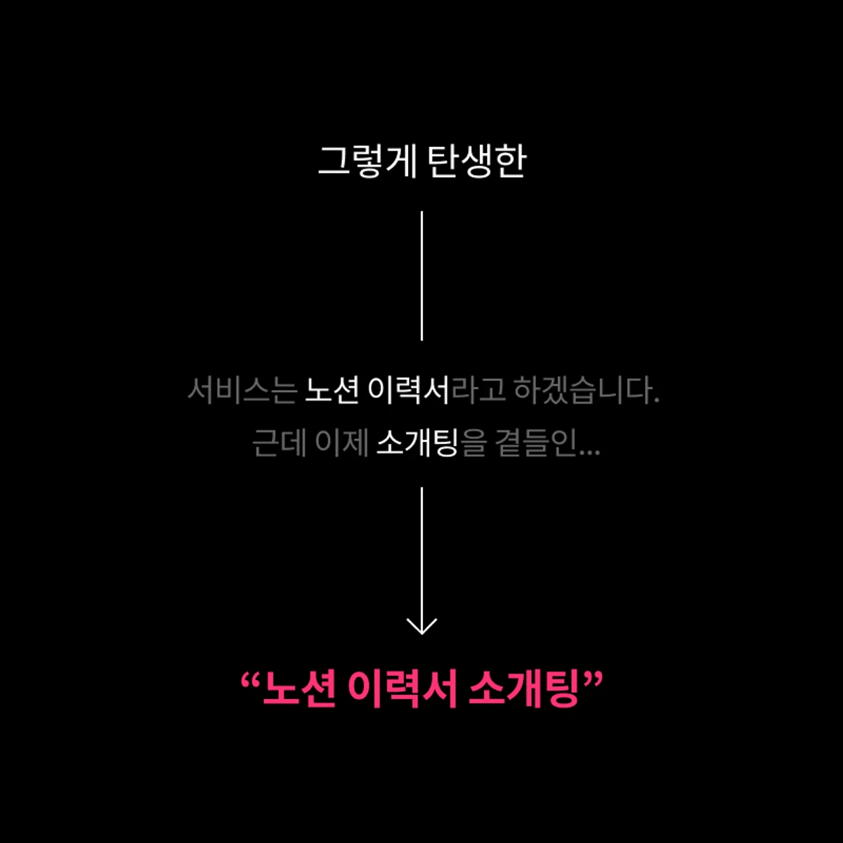 노션 이력서 소개팅 스크린샷 3