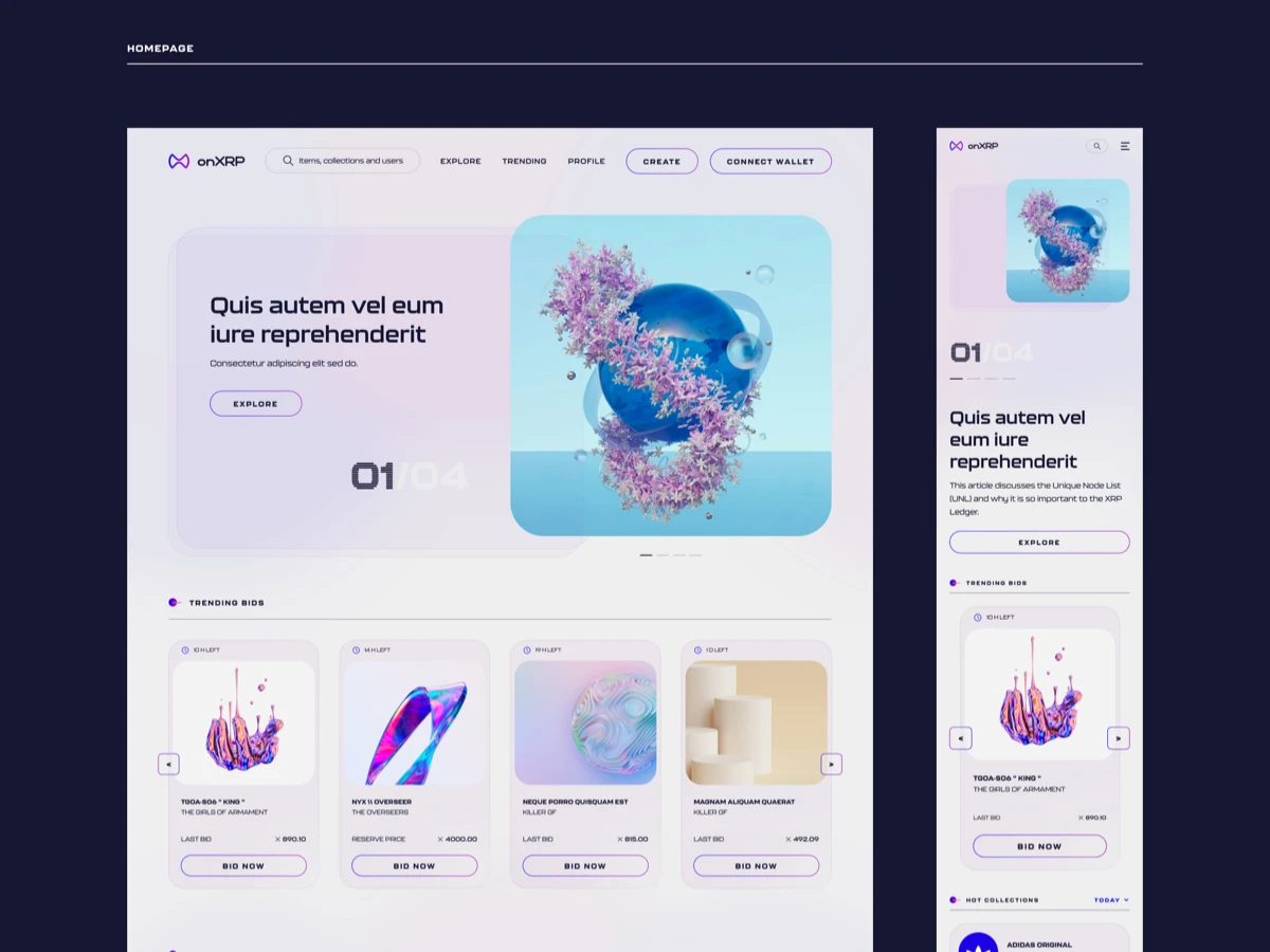 onXRP NFT Marketplace 스크린샷 3