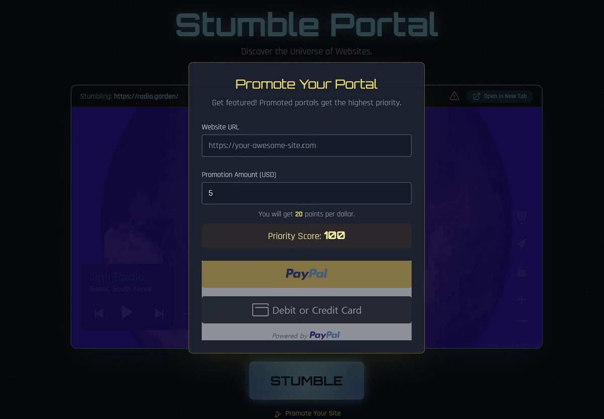 Stumble Portal 스텀블포탈 스크린샷 1