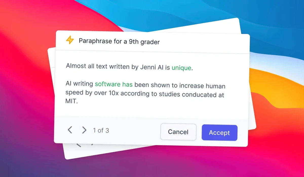 Jenni AI 스크린샷 3