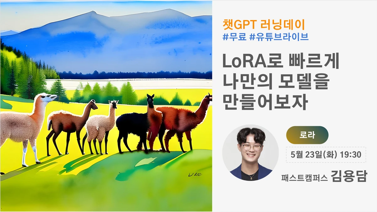 LoRA로 빠르게 나만의 모델을 만들어보자 스크린샷 1