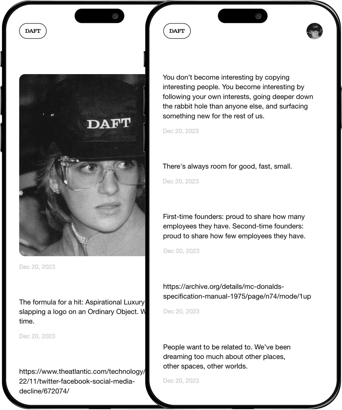 Daft Social 스크린샷 1