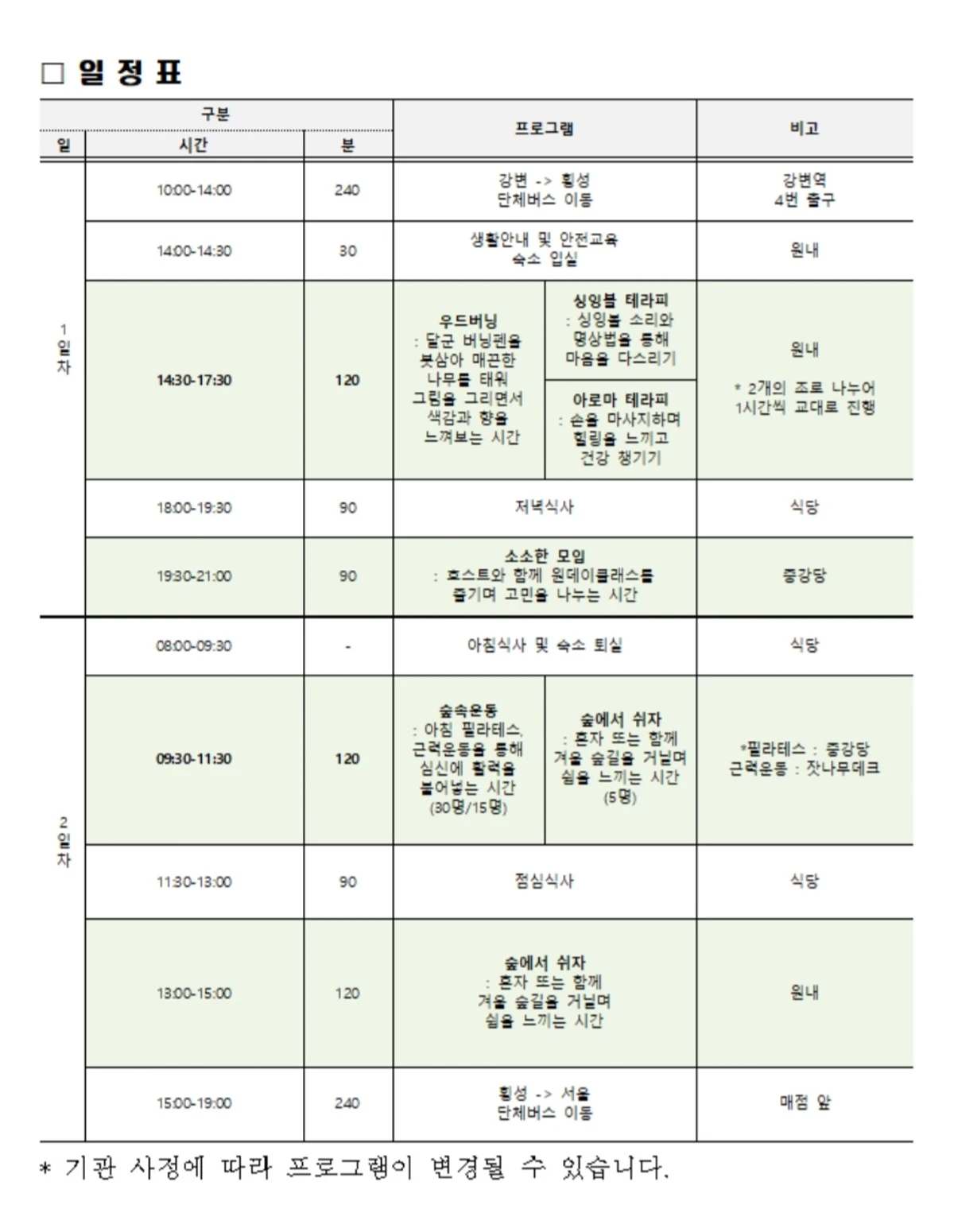숲스테이 두번째 이야기 스크린샷 2