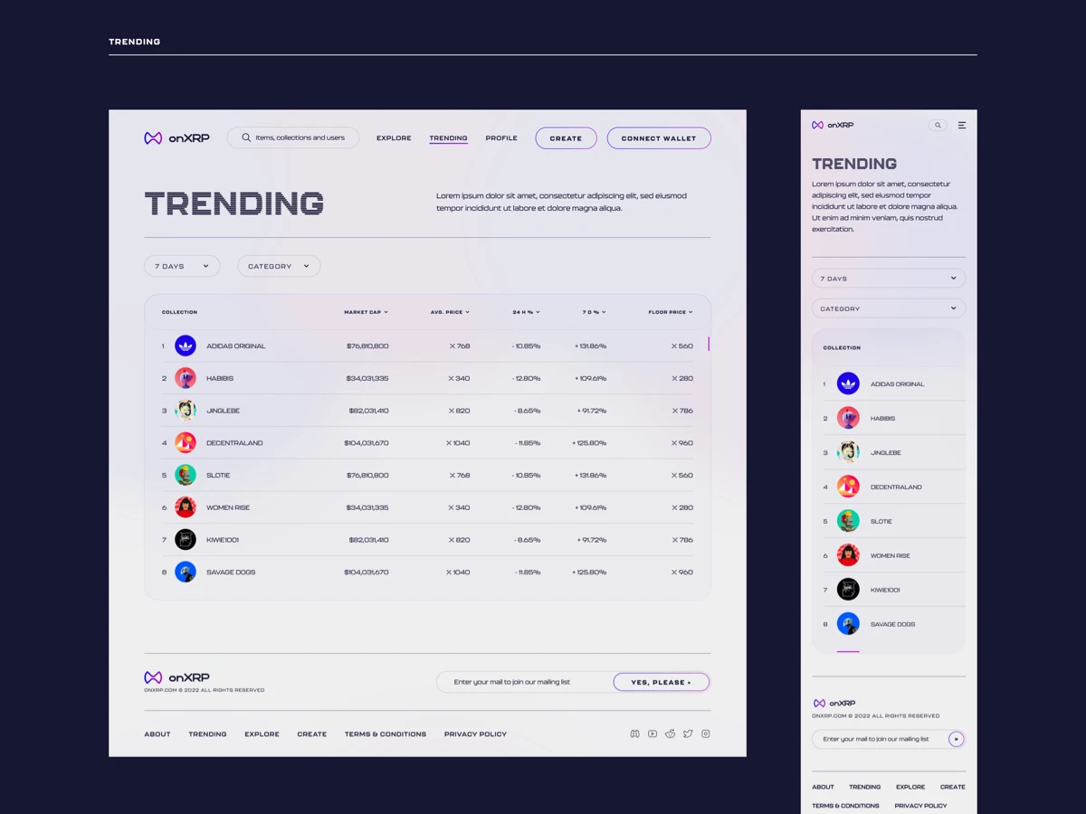 onXRP NFT Marketplace 스크린샷 4