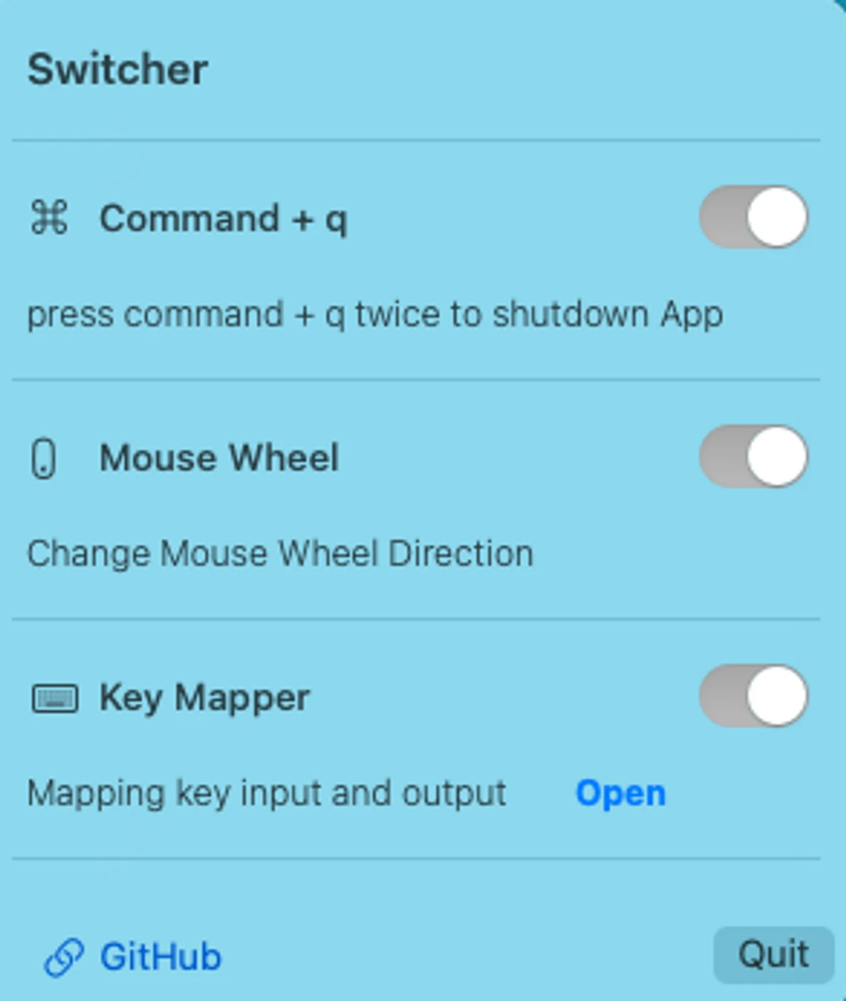 Switcher 스크린샷 1