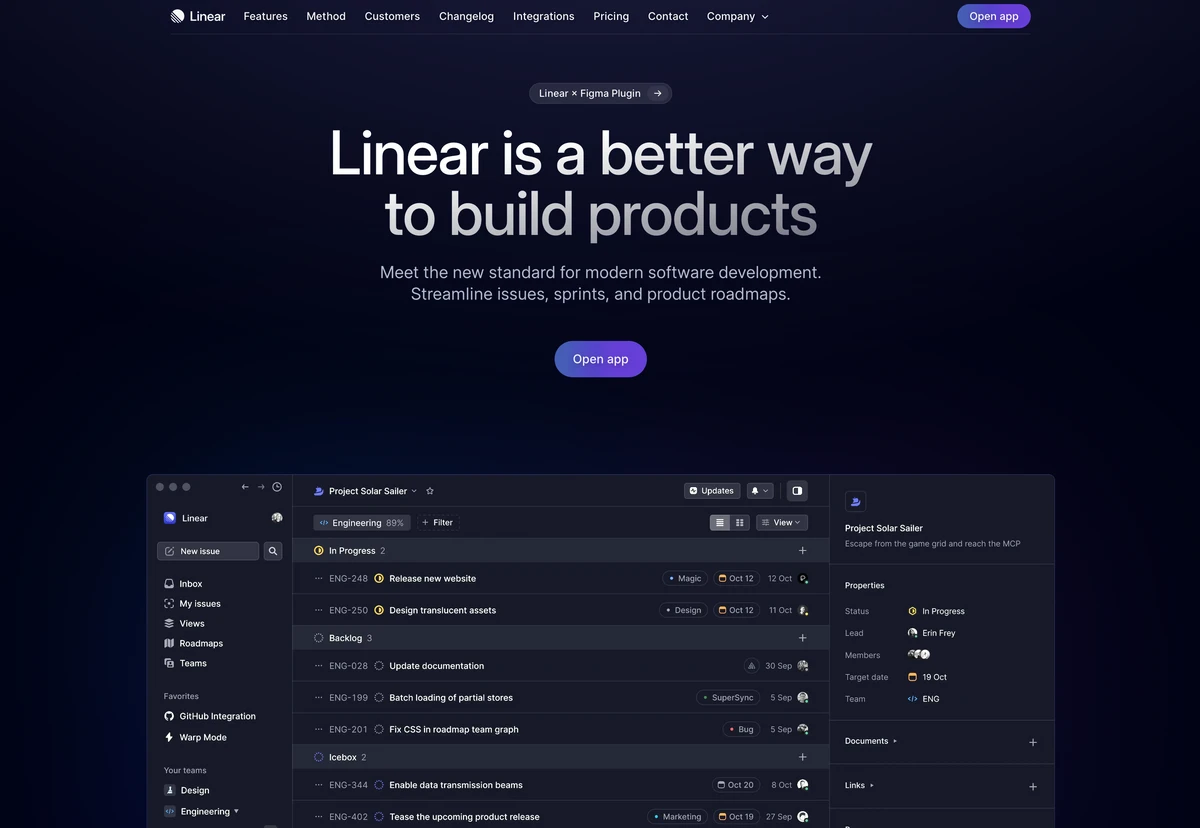 Linear 스크린샷 1