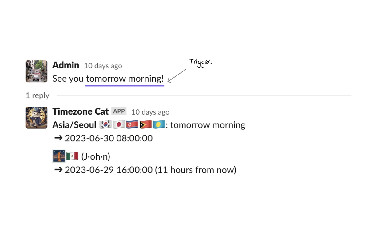 Timezone Cat 스크린샷 2