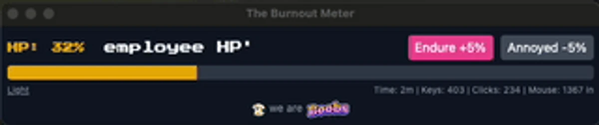 The Burnout Meter 스크린샷 3