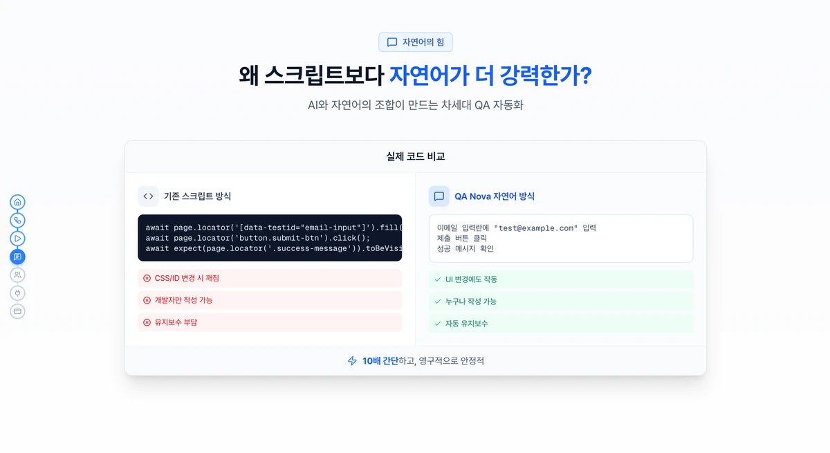 QA Nova. QA AI 자동화 SaaS 스크린샷 5