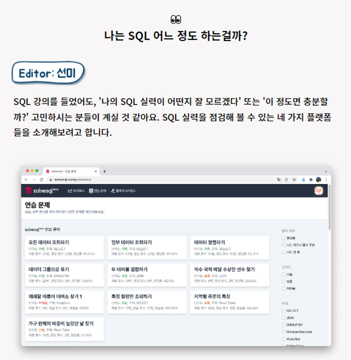 월간 데이터리안 뉴스레터 스크린샷 4