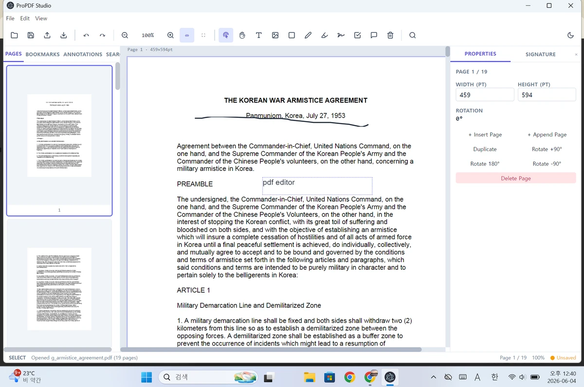 Pro Pdf studio 스크린샷 2