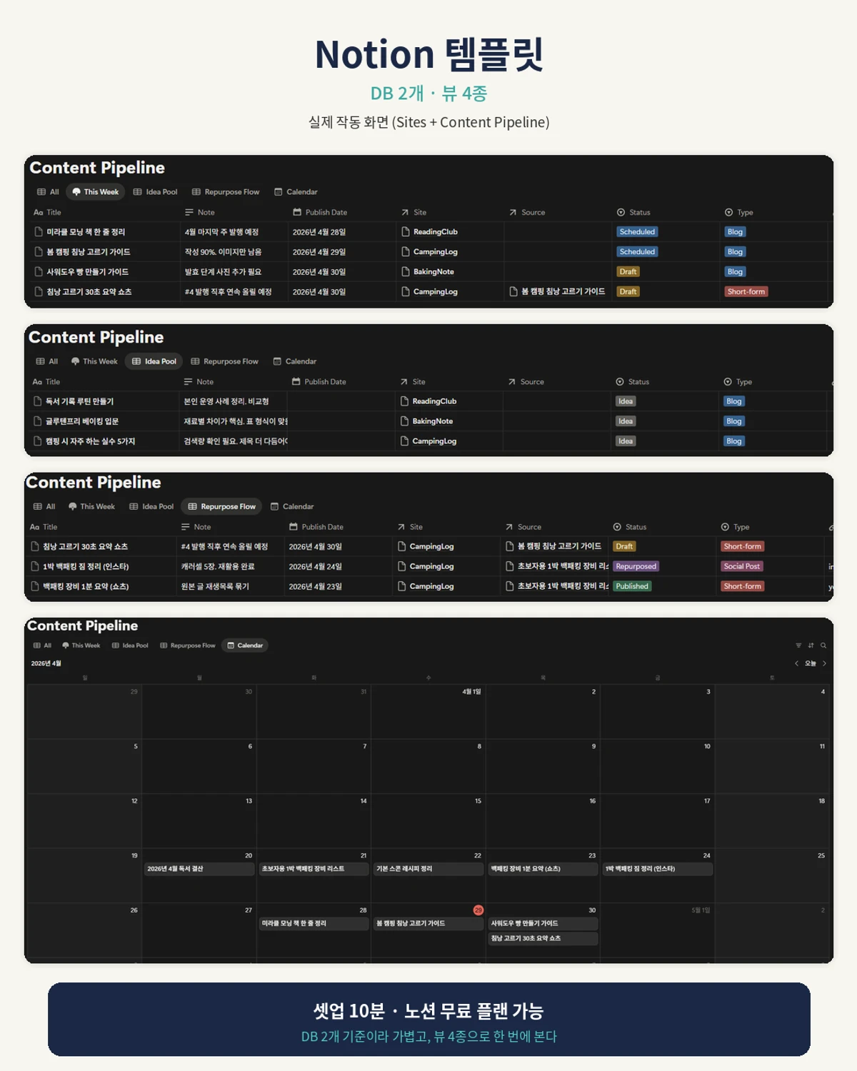 Content OS v1 스크린샷 2