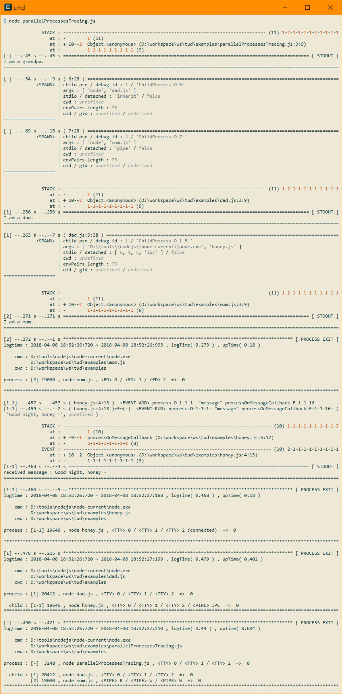 Node.js Debugger 스크린샷 3