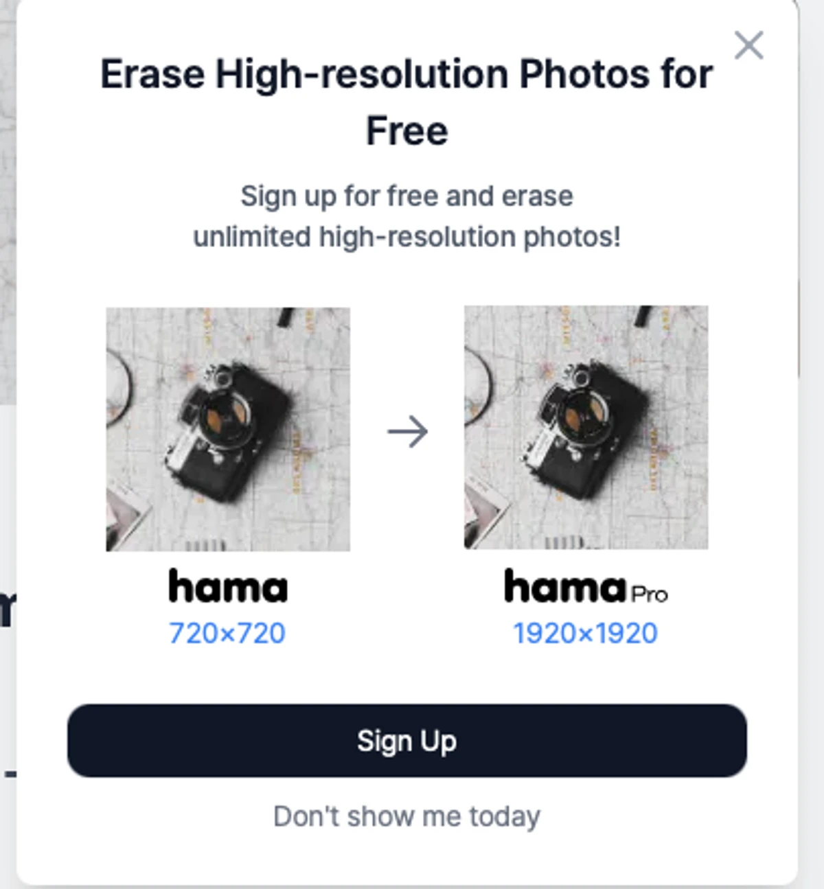 Hama 간편한 인공지능 이미지 편집기 스크린샷 3