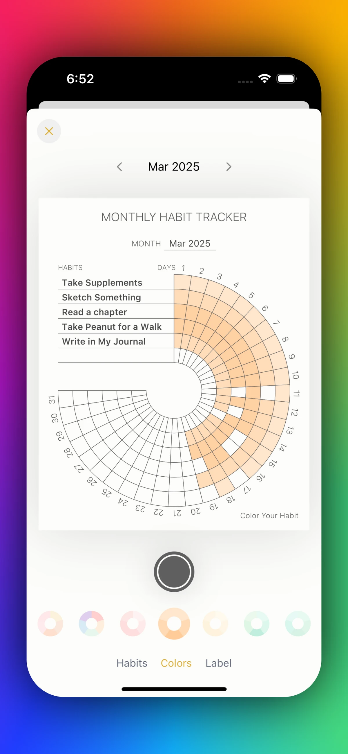 Color Your Habit 스크린샷 4