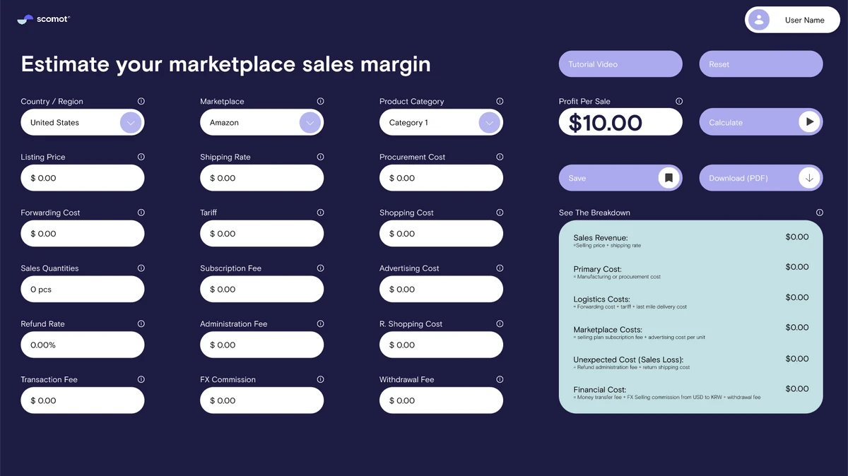 Scomot Pricing Advisor 스크린샷 1