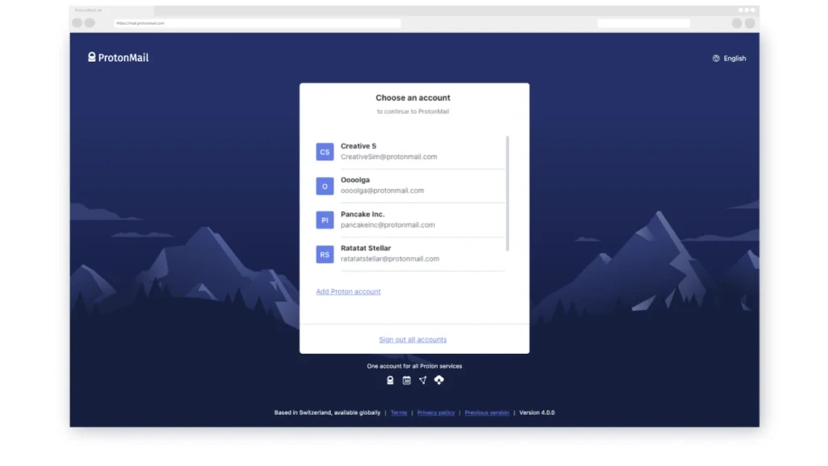 프로톤메일 Proton Mail 스크린샷 1
