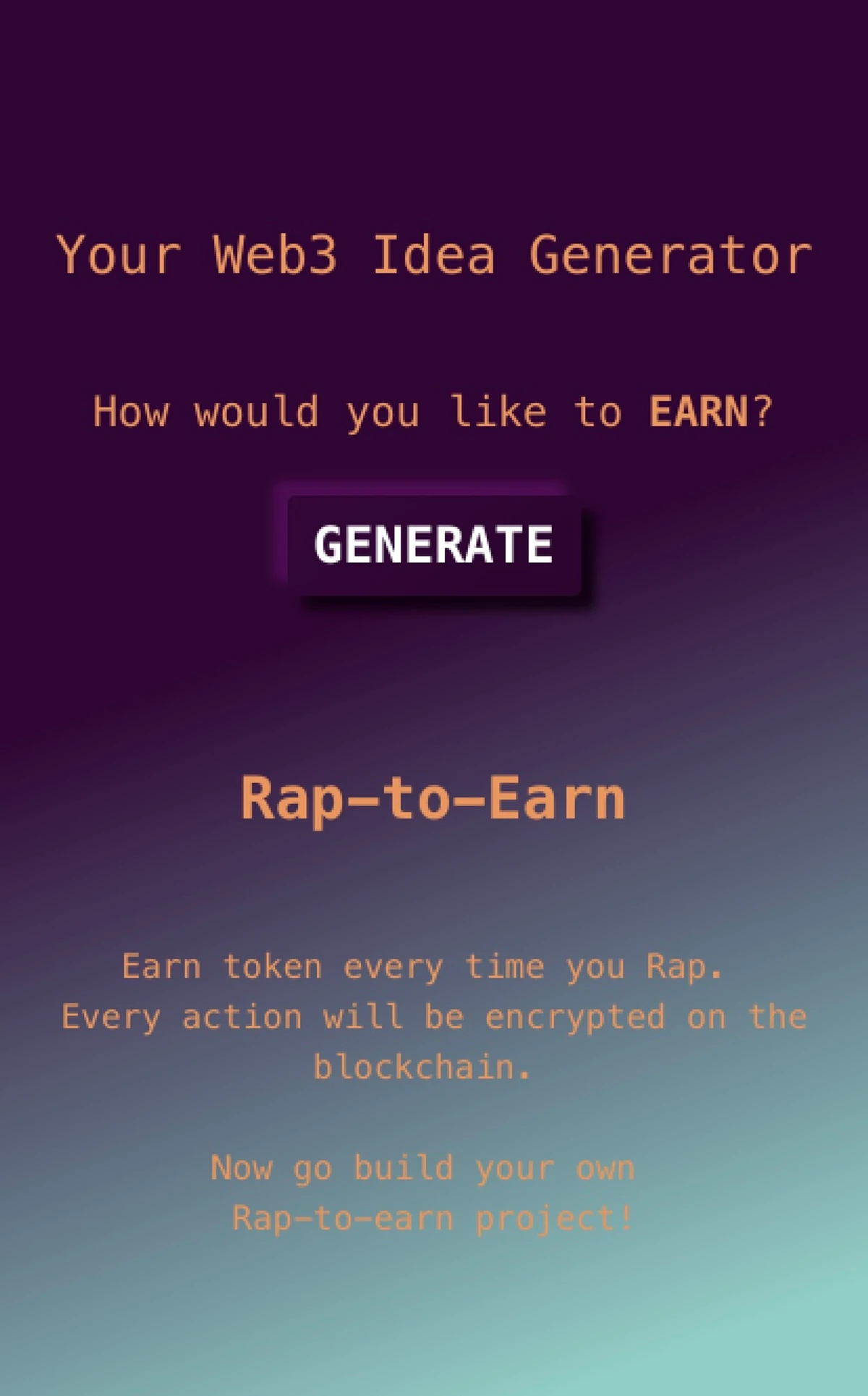 VerbToEarn 스크린샷 2