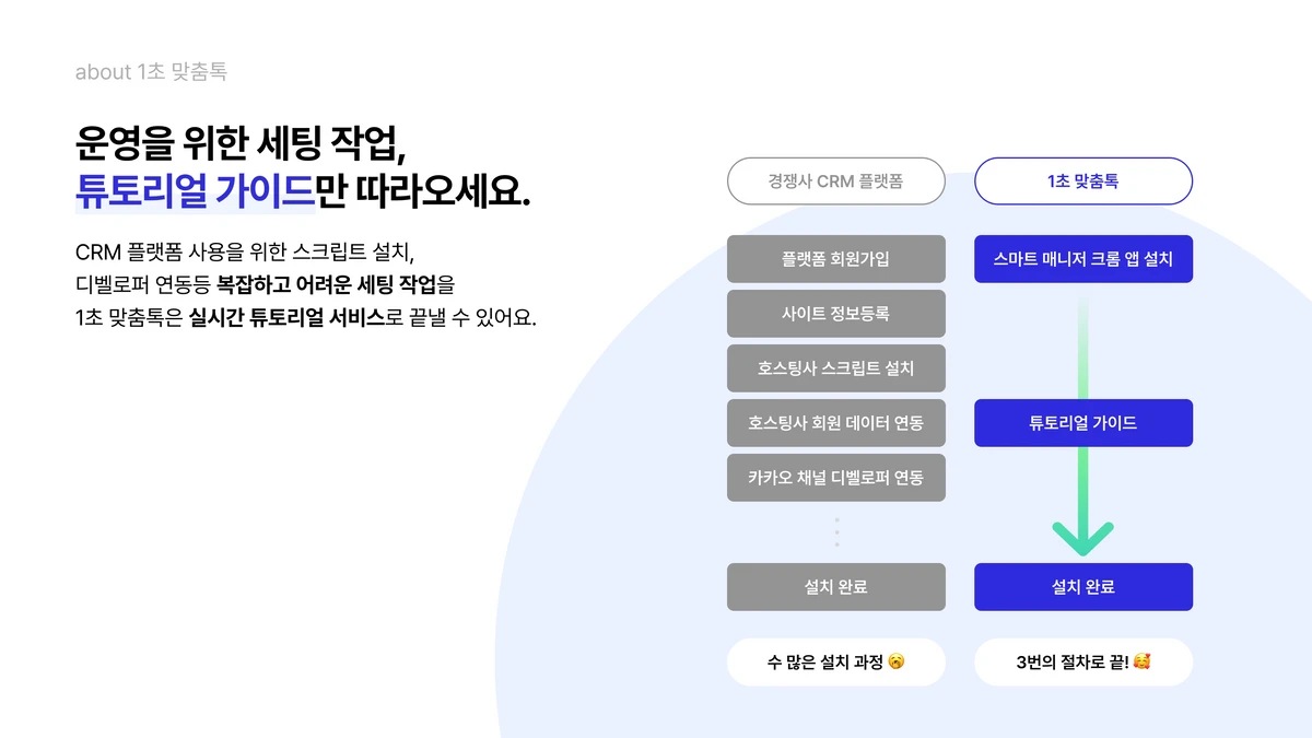 1초 맞춤톡 스크린샷 2