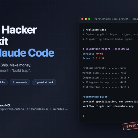 Claude Code Indie Hacker Toolkit 로고