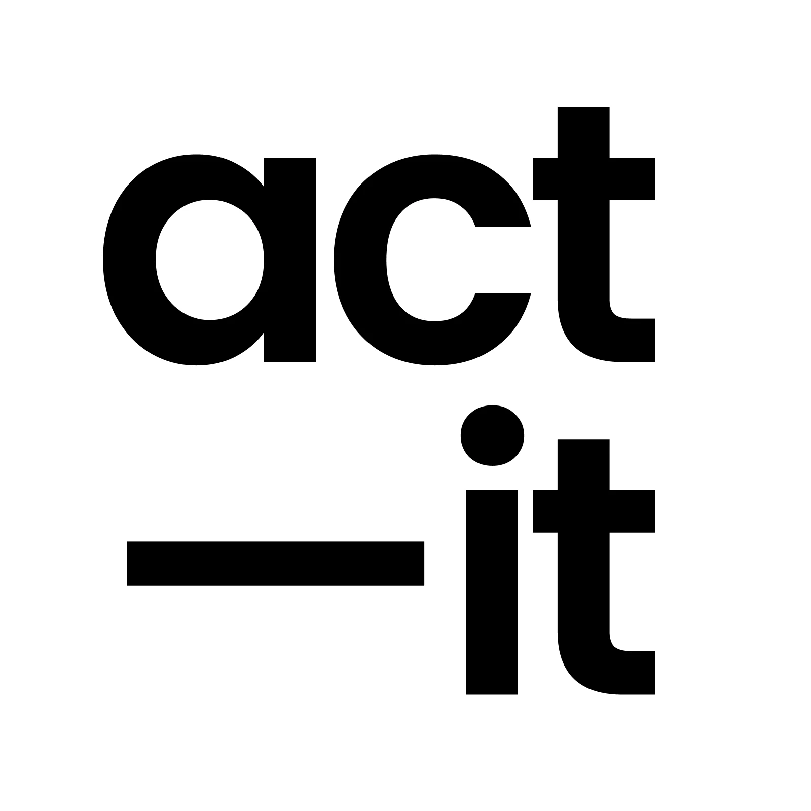 액팃 Act it 로고