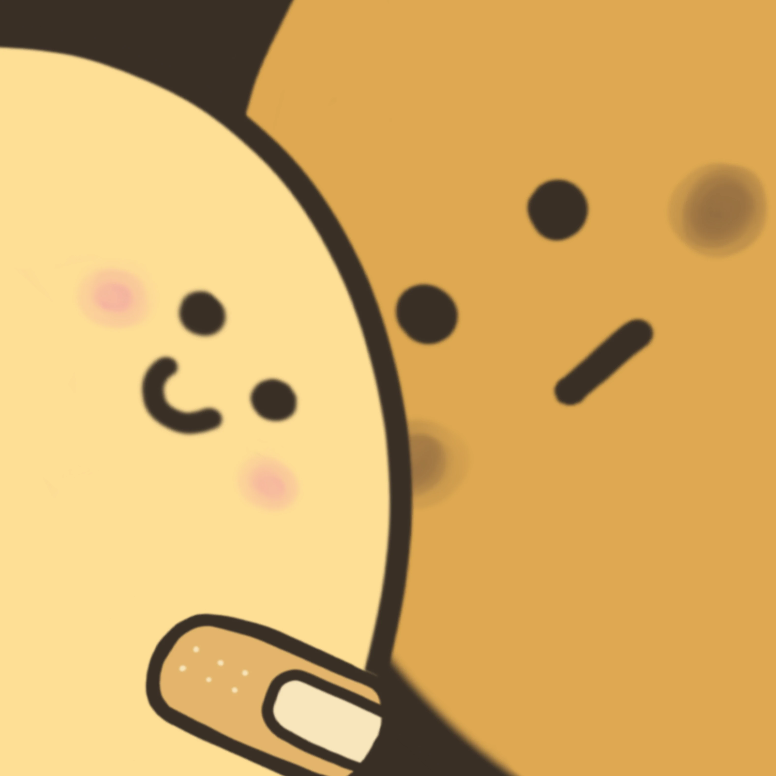 옹심이 the 감자 로고