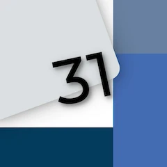 어크로스. 모던 캘린더 로고