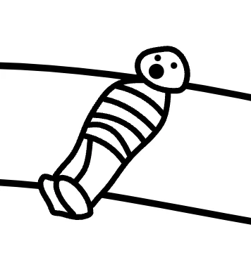 부조리한 트롤리 문제 Absurd Trolley Problem 로고