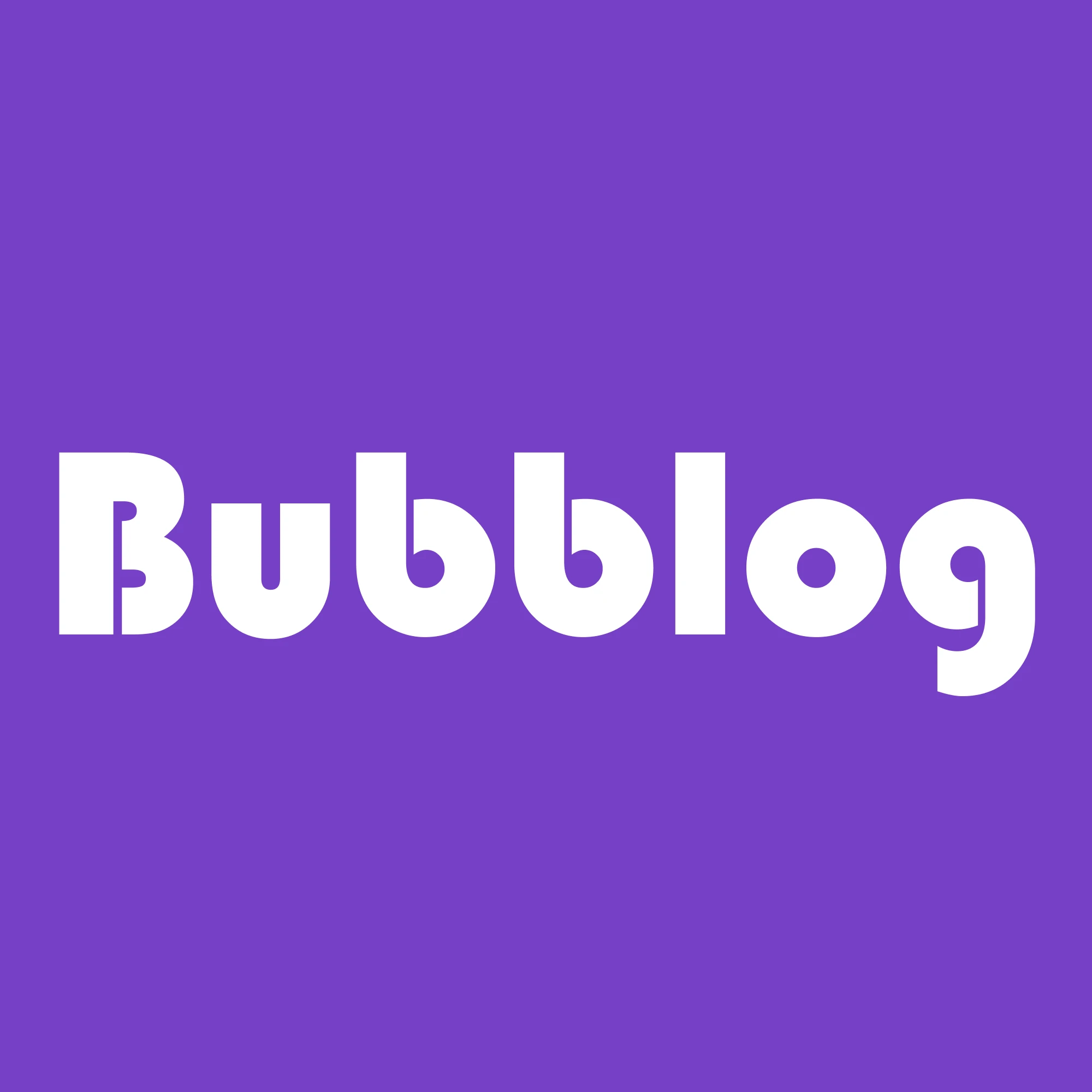 버블로그 로고