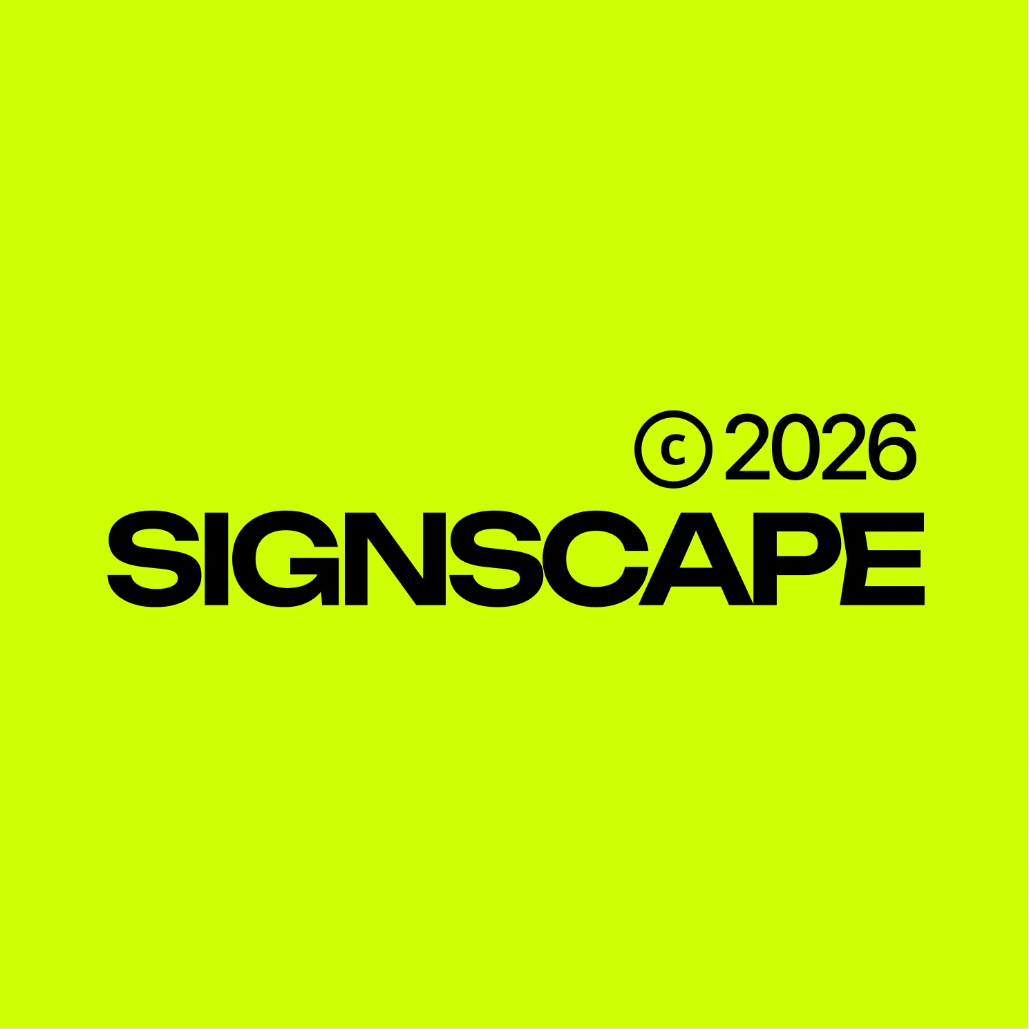 signscape 로고