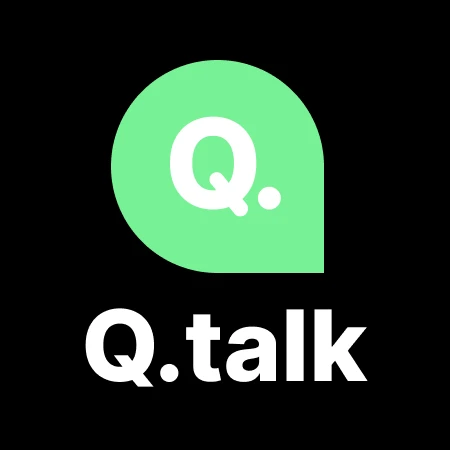 Q.talk 큐톡 로고