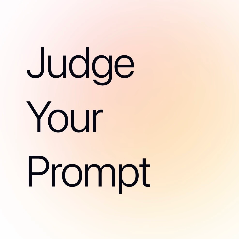 Judge Your Prompt 로고