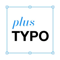 Plus Typo 로고