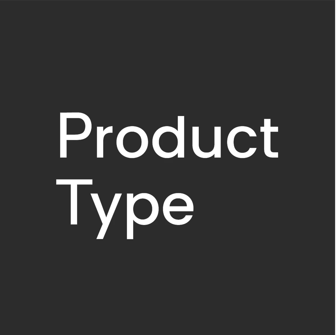 노코드 프로덕트 타입 Product Type NoCode Ver. 로고