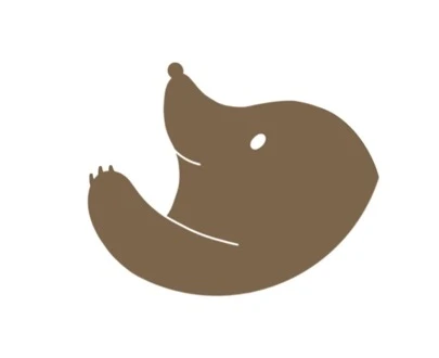 두더지 로고