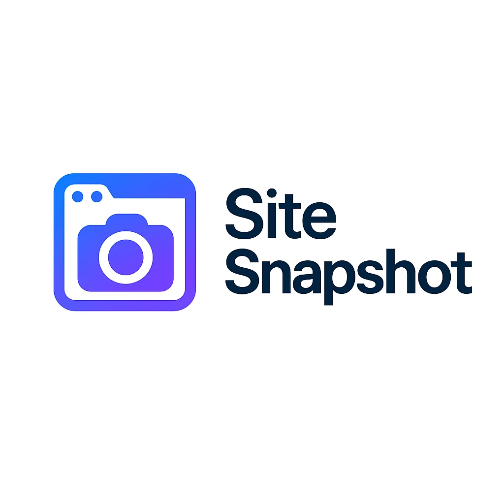 SiteSnapshot 로고