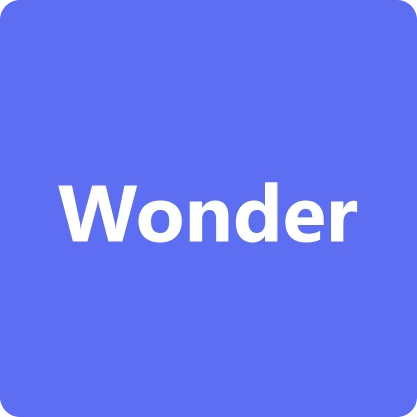 Wonder 로고
