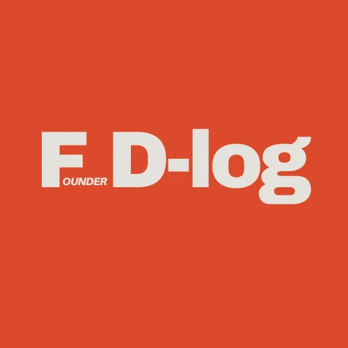 F.D log 창업가의 성장 기록장 로고