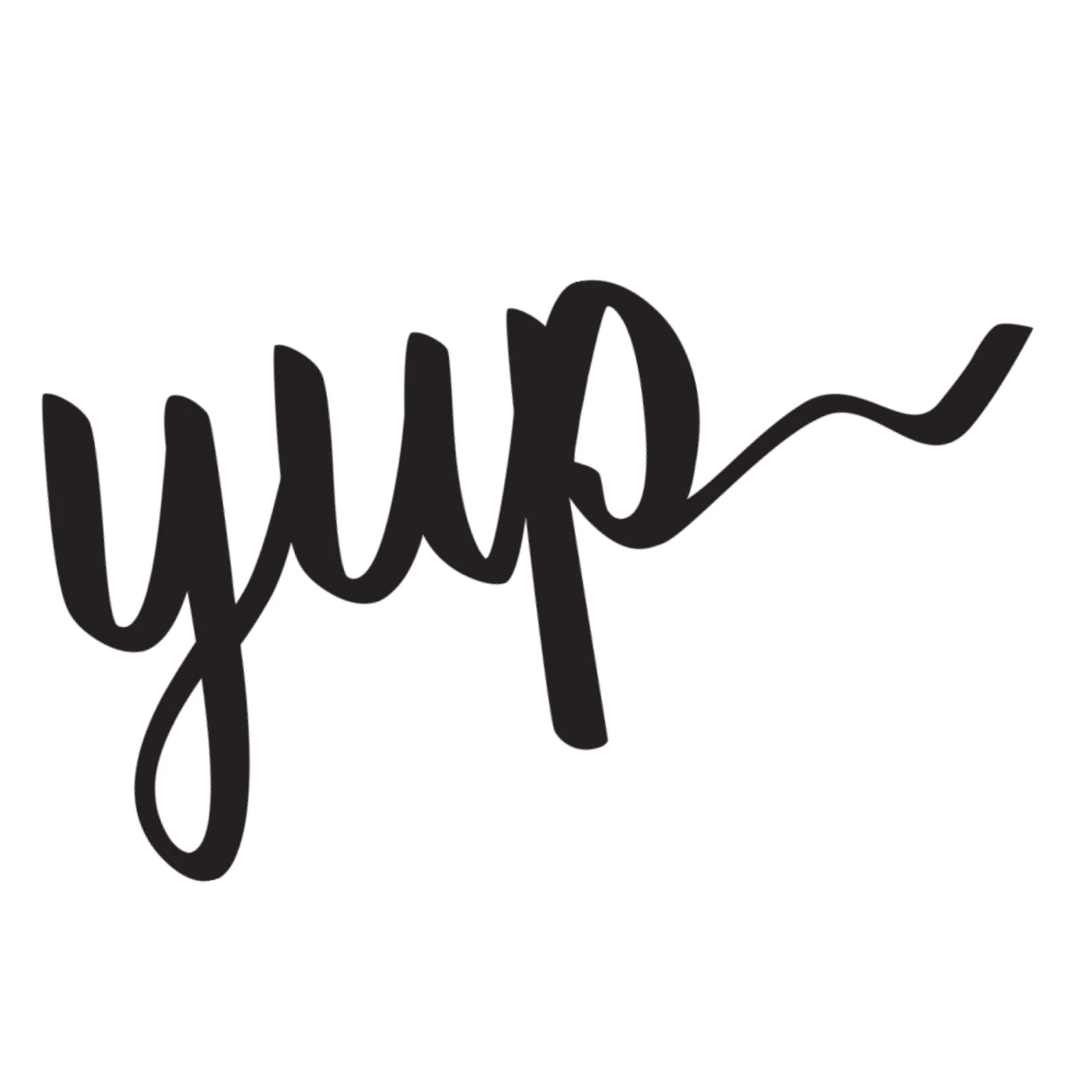 엽 yup 로고